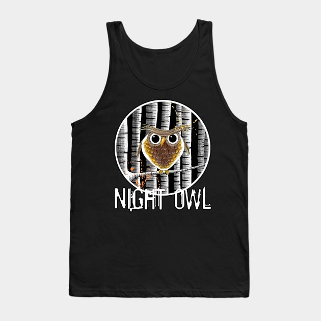 Night Owl Tank Top by Scratch